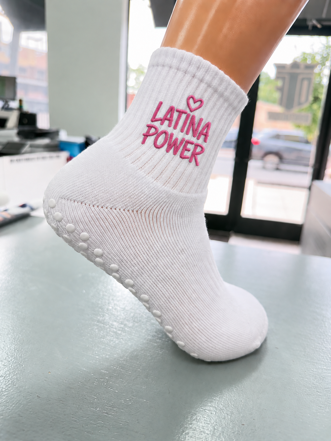Latina Power Pilates Grip Socks
