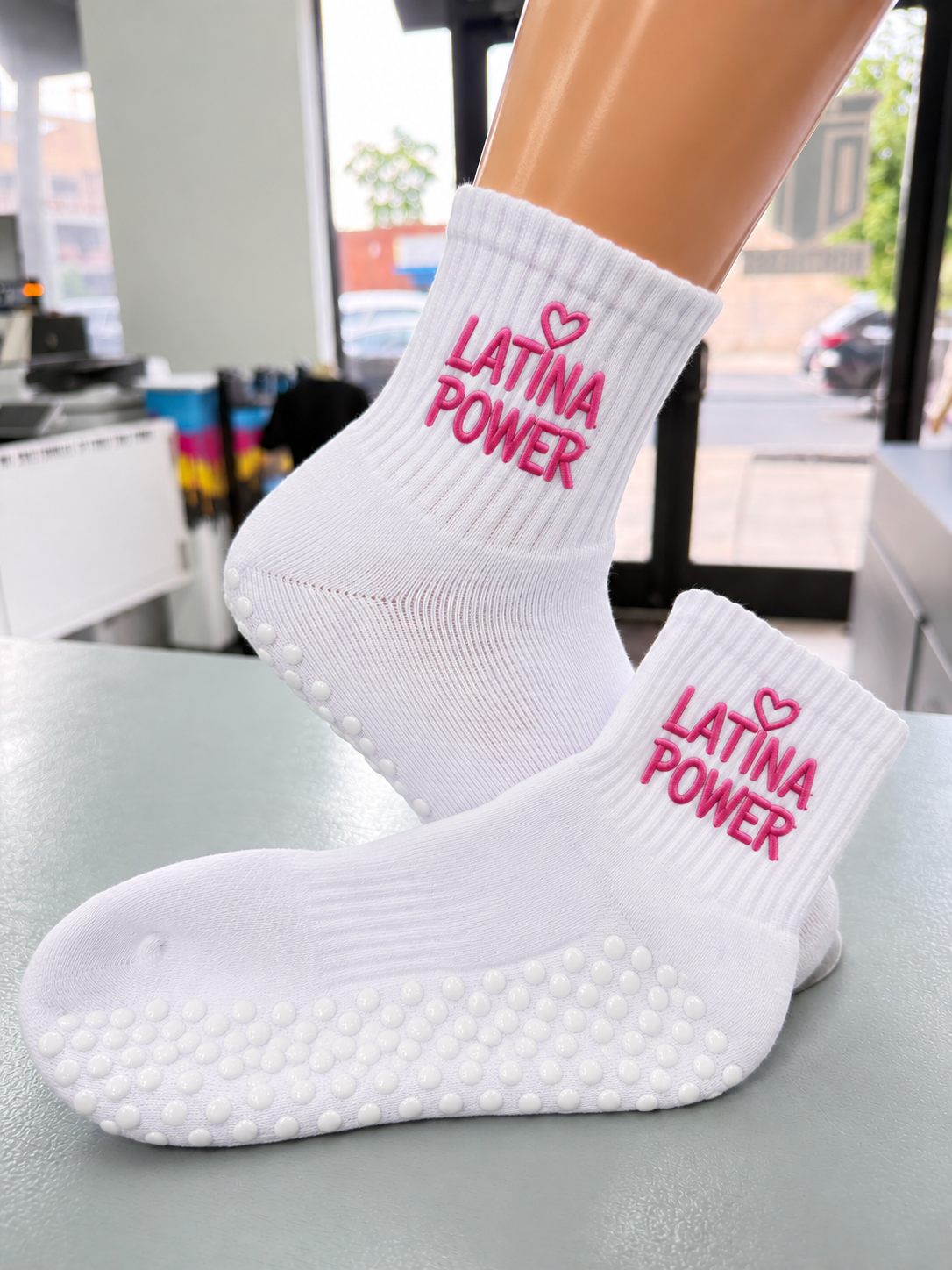Latina Power Pilates Grip Socks
