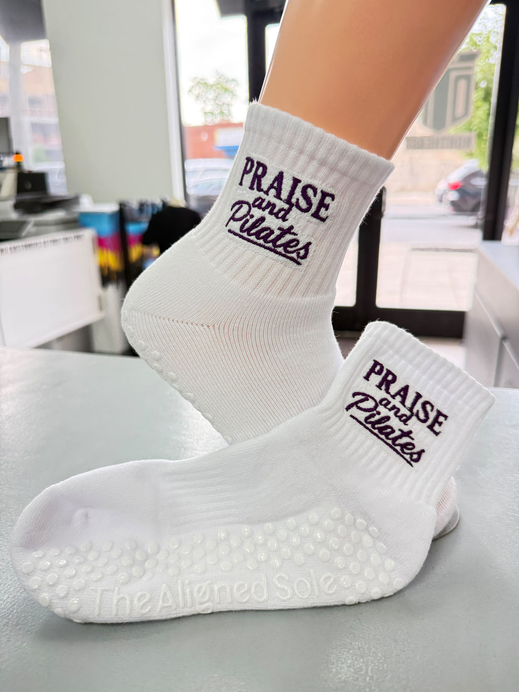 Praise and Pilates Grip Socks