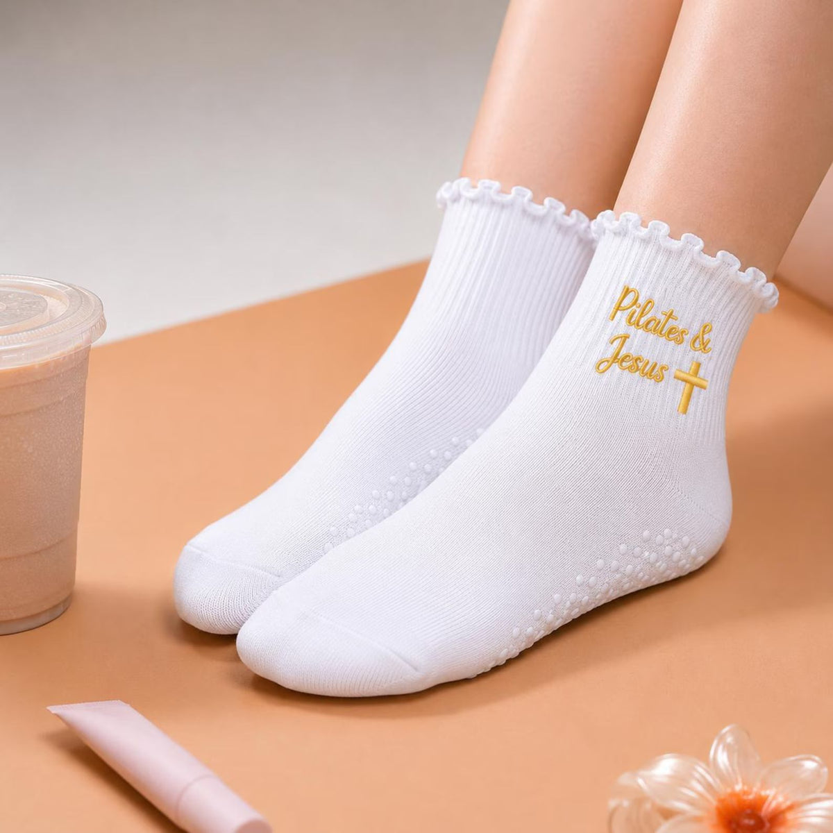 Pilates & Jesus Grip Socks