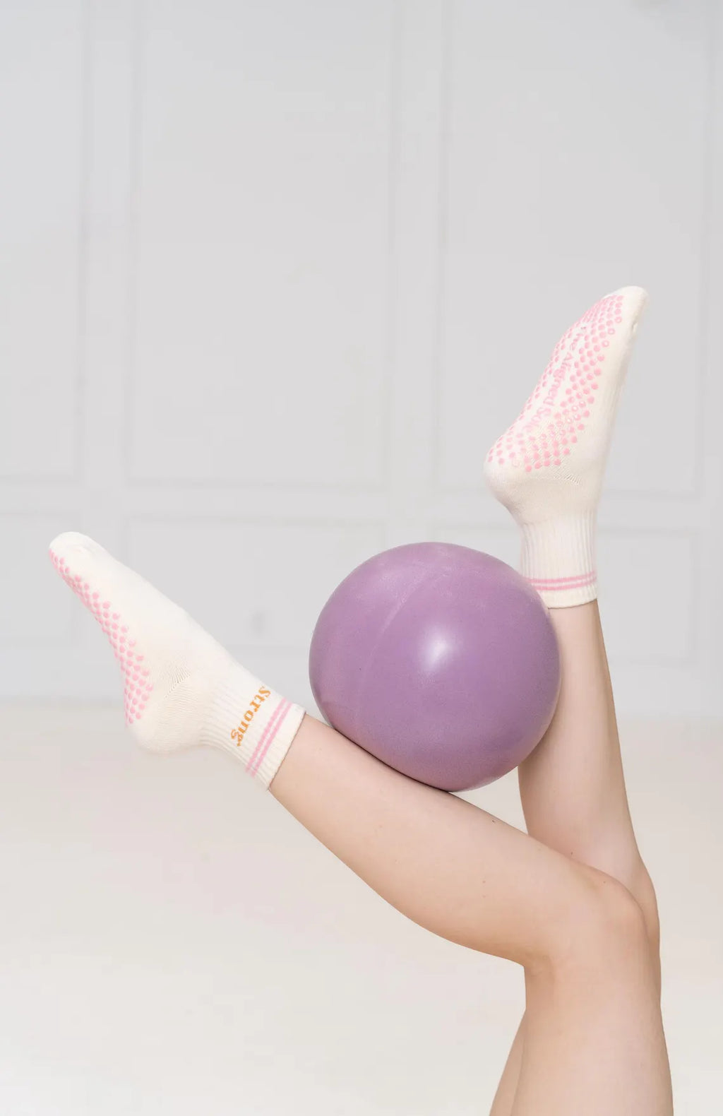 Pretty and Strong Pilates Grip Socks