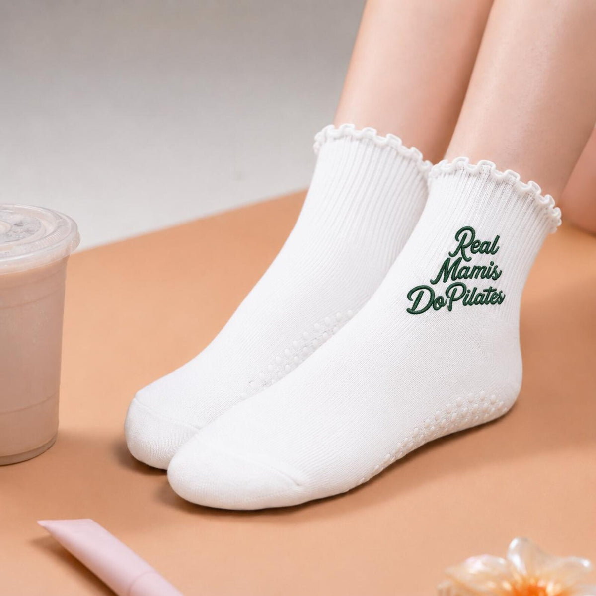 Real Mamis Do Pilates Grip Socks