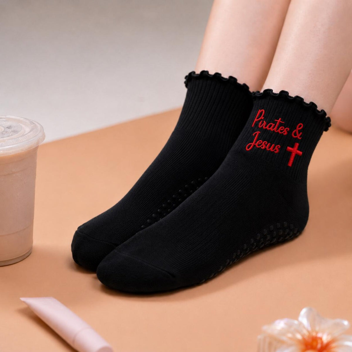 Pilates & Jesus Grip Socks