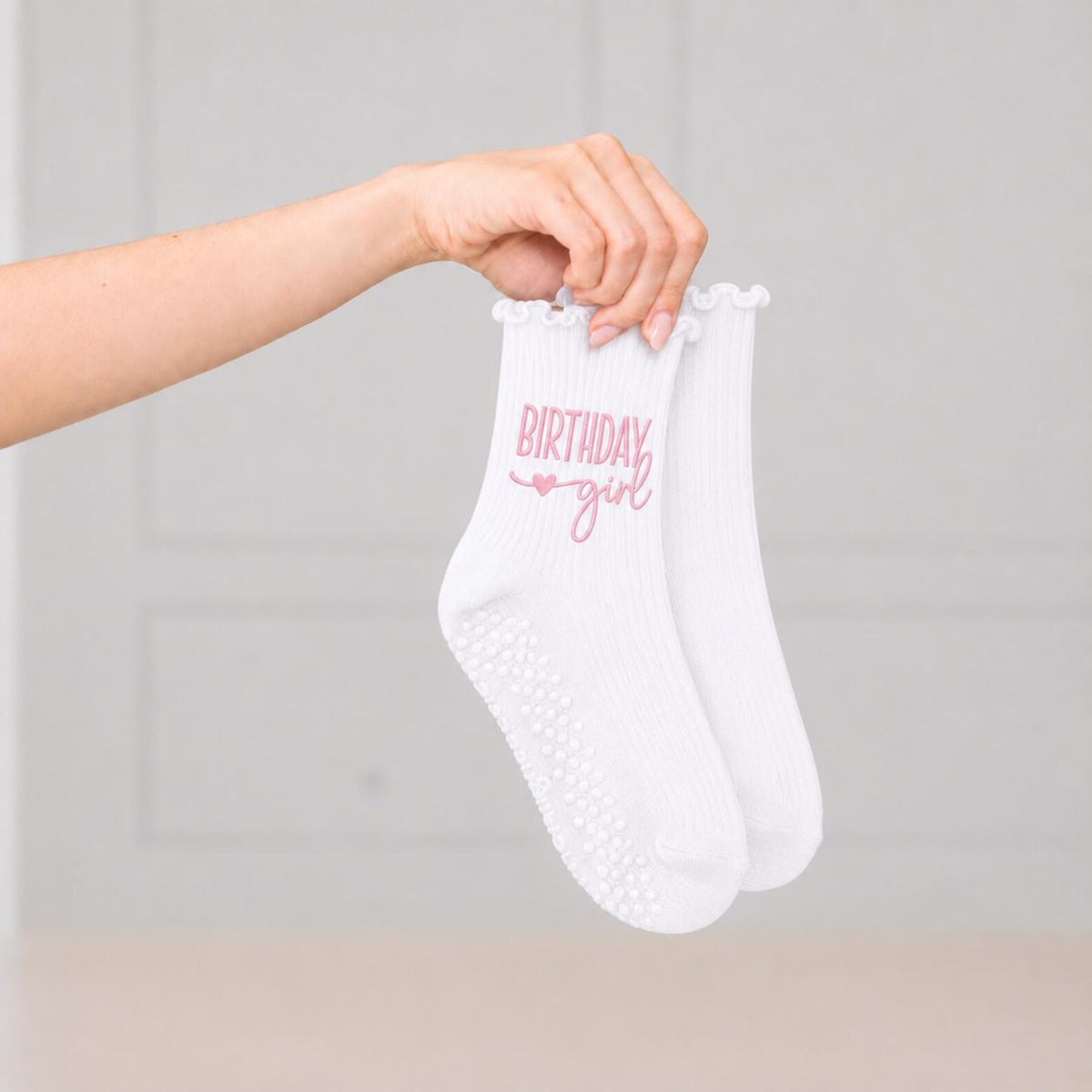 Birthday Girl Pilates Grip Socks