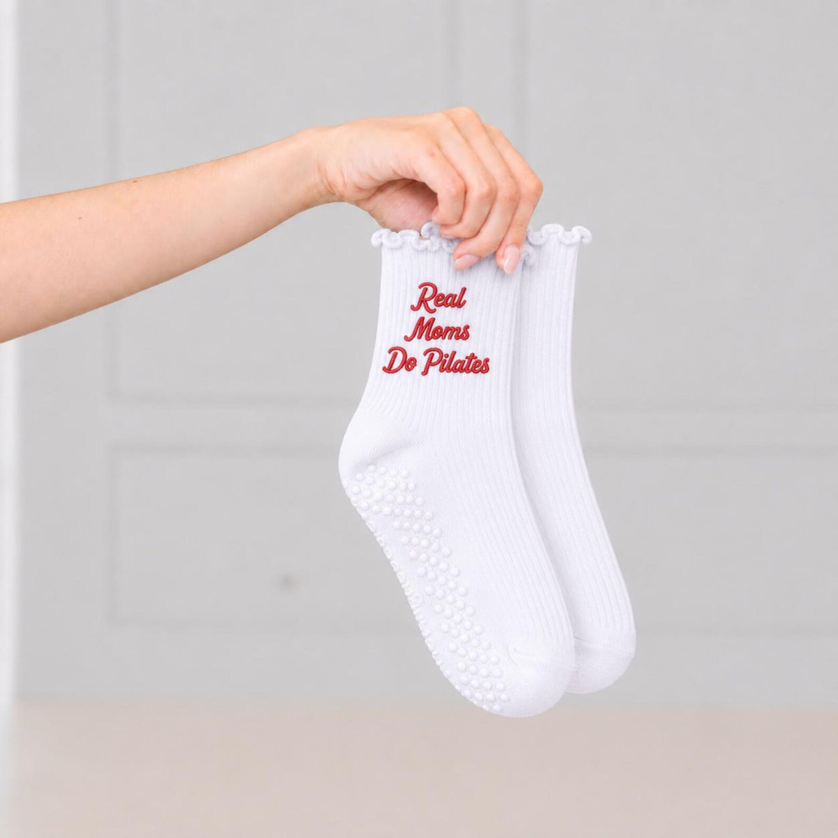 Real Moms Do Pilates Grip Socks
